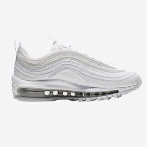 nike air max 97 white metallic silver (6 YOUTH, 8 WOMENS) with box